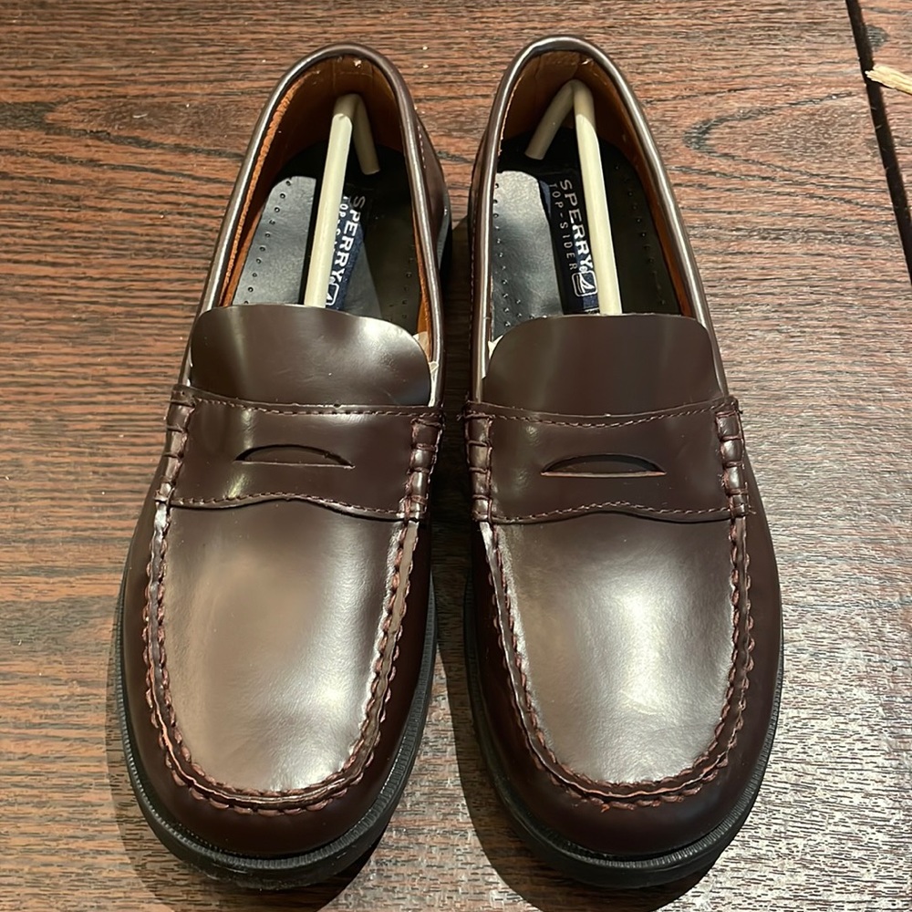 Sperry Colton Burgundy Leather